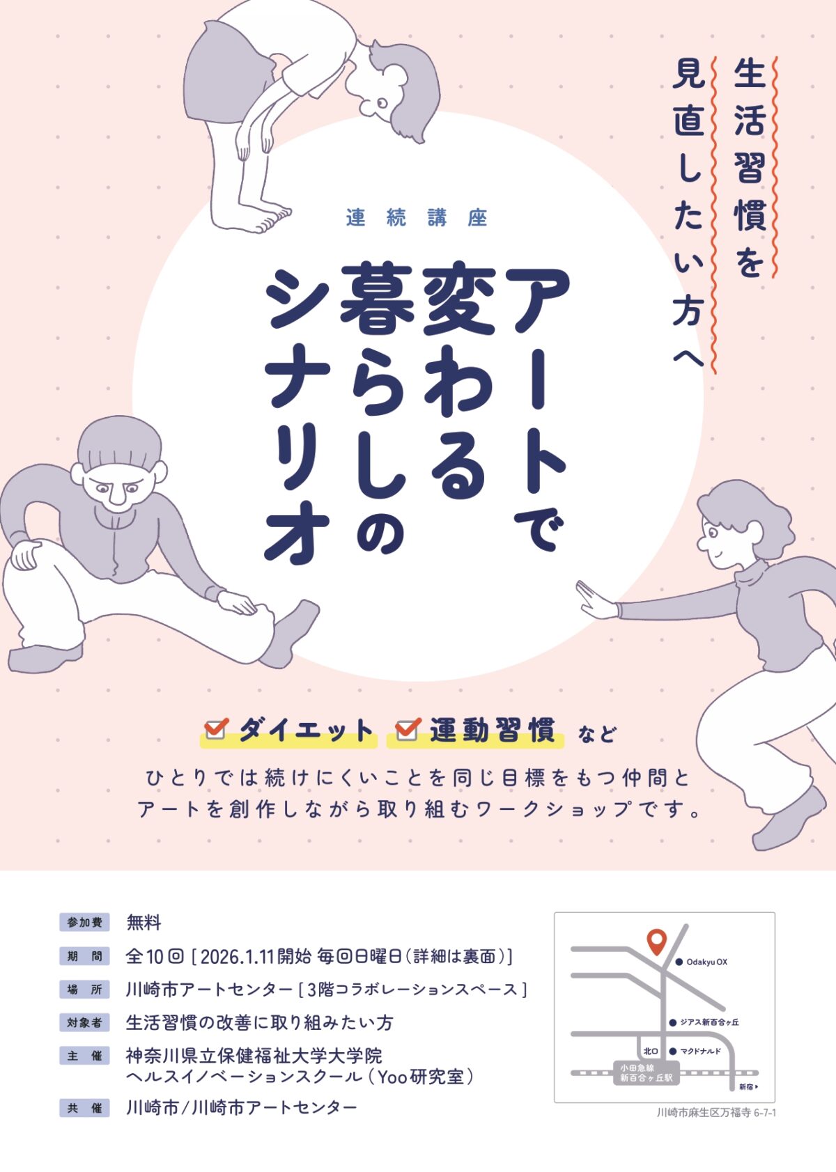 アートで変わる暮らしのシナリオちらし